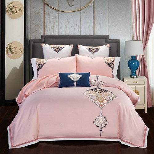 4-piece embroidered bedding set
Success
