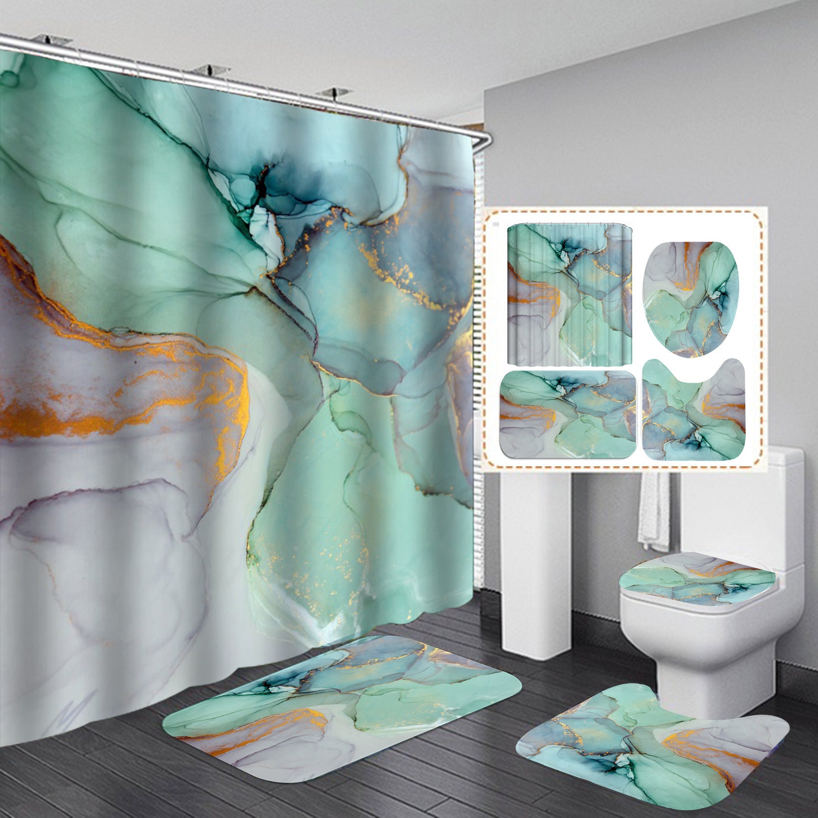 Beautiful Modern Shower Curtains
