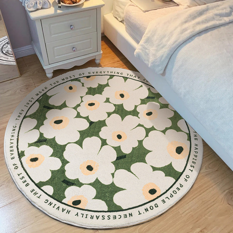 Floor Mat Thickened Large Area Round Carpet