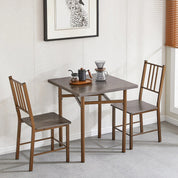 Dining Set For 2, Square Wooden Dining Table